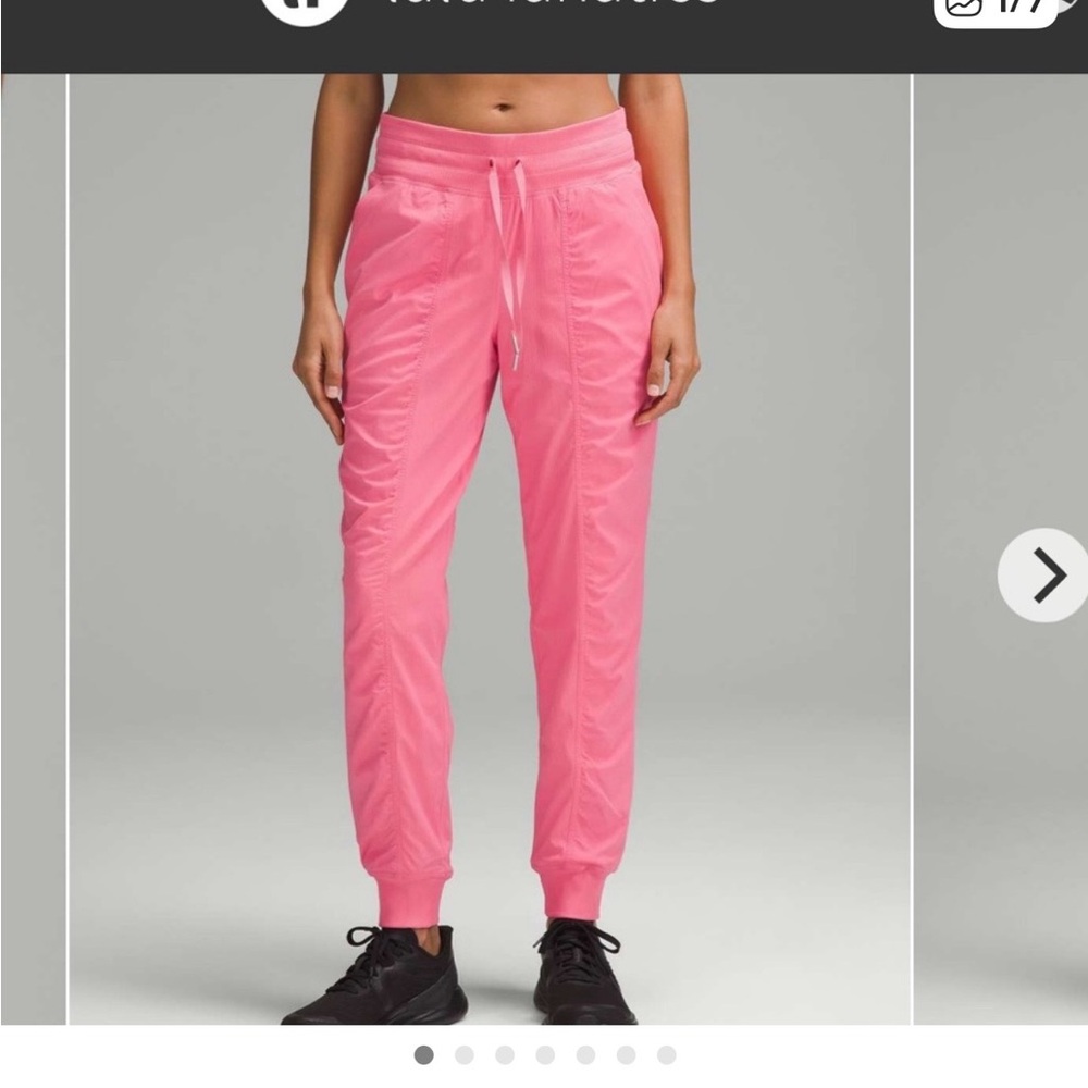 Women's Lululemon Sakura Pink Dance Studio Jogger Pants Like New Worn 1 Time 6